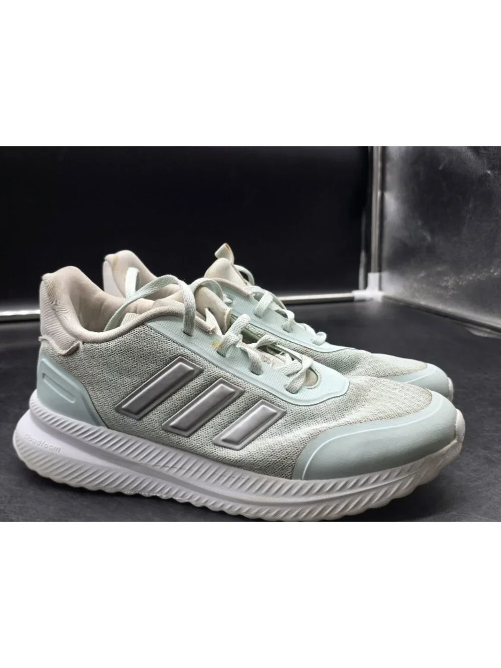 Adidas Cloudfoam Shoes Mens Size 5 Green X_PLRPATH K Running Sneakers AJI1261